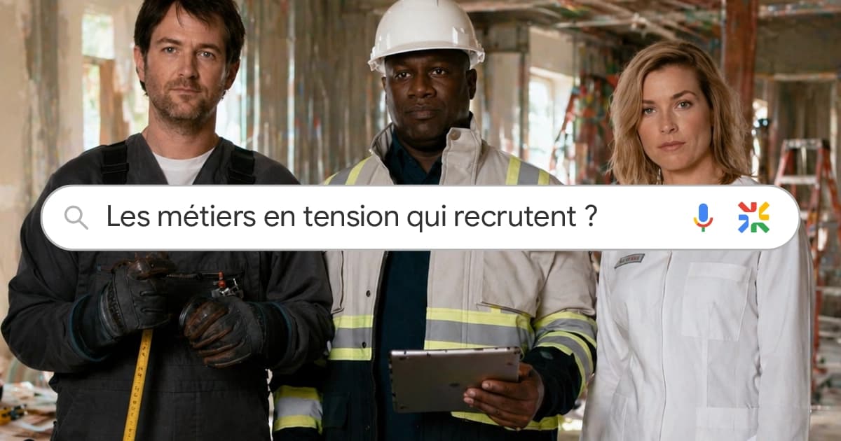 Métiers en tension en 2026 : liste complète et secteurs qui recrutent