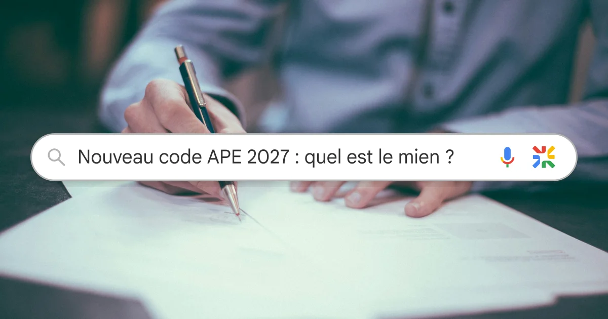 Nouveau code APE 2027 : la NAF 2025 et la liste des codes